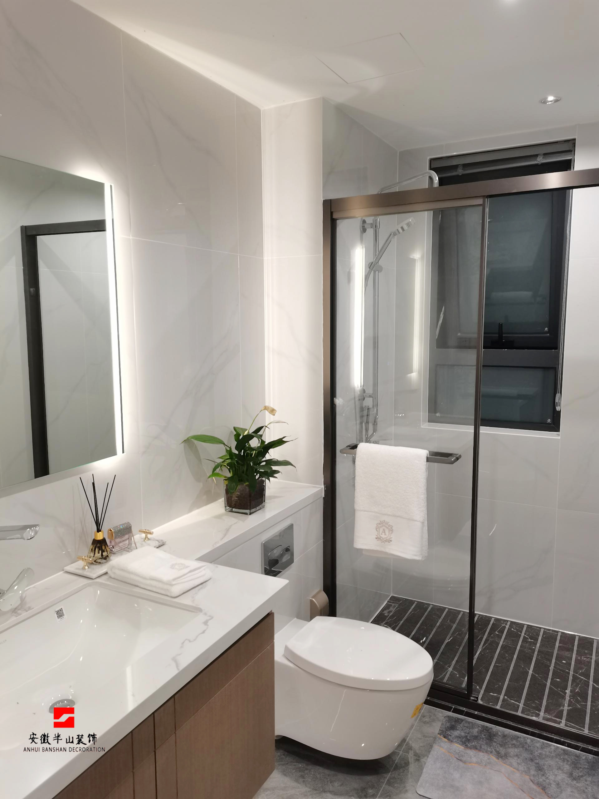 淮北.华松.蘭墅香汐B户型轻奢风样板间装饰工程(图16)