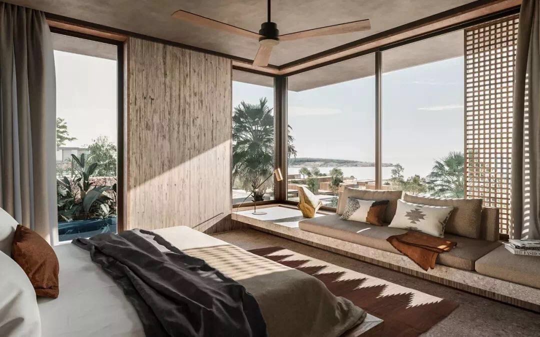 淮北民宿---侘寂风民宿客房设计(图2) 淮北民宿---侘寂风民宿客房设计(图2)