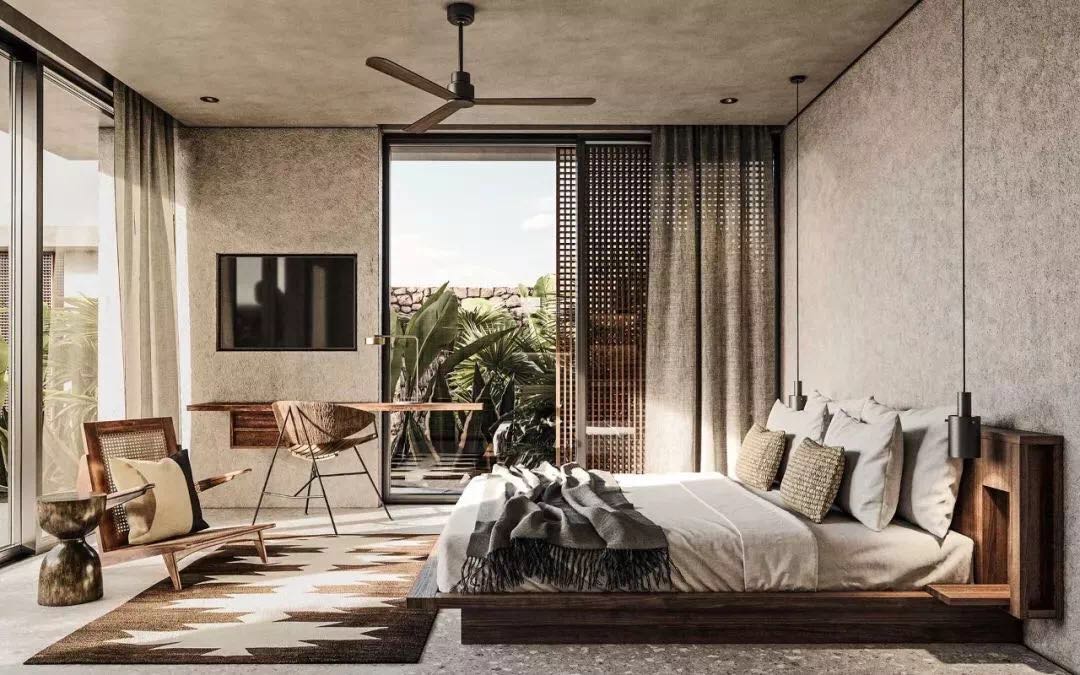 淮北民宿---侘寂风民宿客房设计(图3) 淮北民宿---侘寂风民宿客房设计(图3)