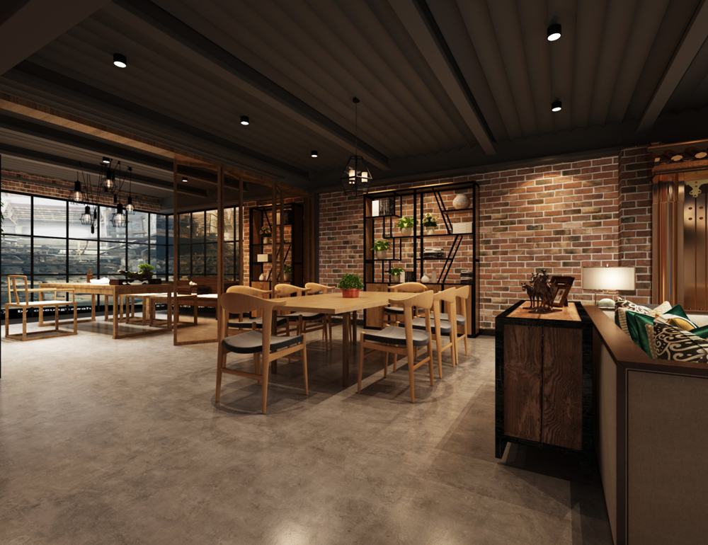 合肥长江180步阳门200平方工业风展厅装修设计项目(图4) 合肥长江180步阳门200平方工业风展厅装修设计项目(图4)