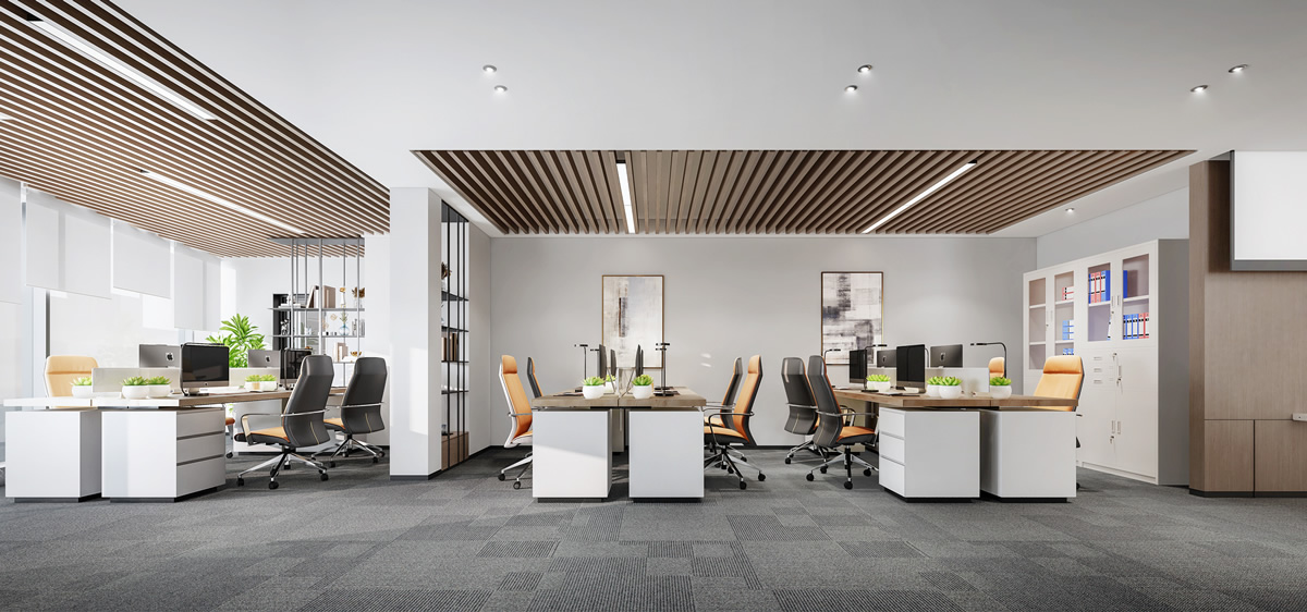 雷沃机械设备A区3000平新中式办公楼装修(图2) 雷沃机械设备A区3000平新中式办公楼装修(图2)