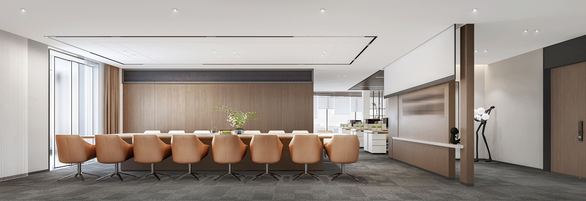 雷沃机械设备A区3000平新中式办公楼装修(图3) 雷沃机械设备A区3000平新中式办公楼装修(图3)