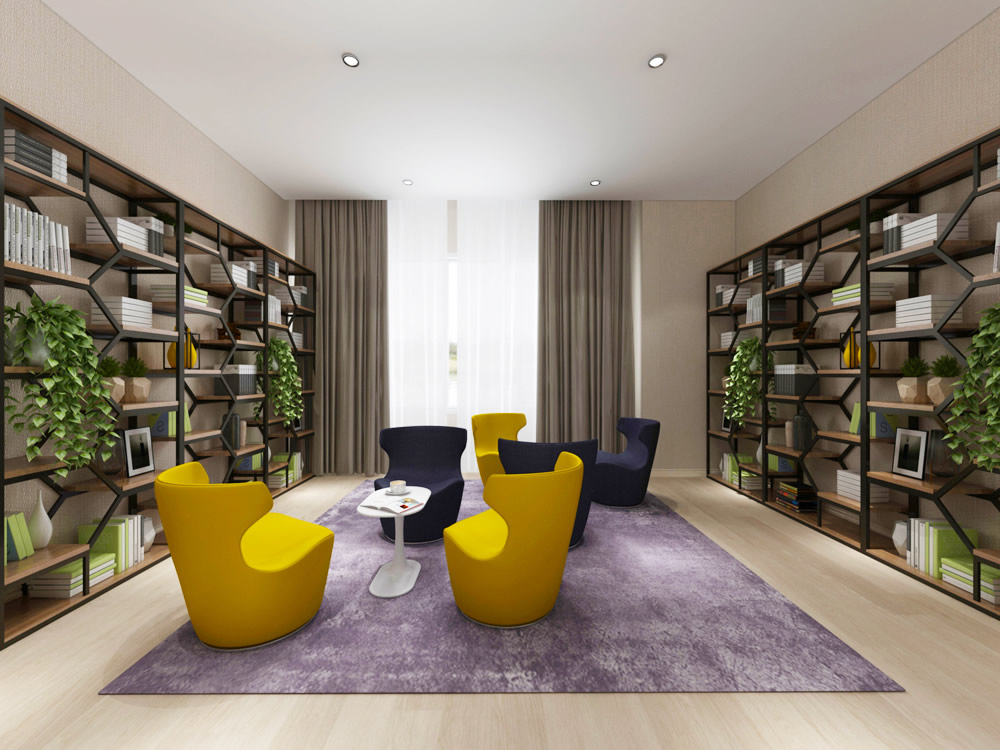 纳图电力2200m²简约风办公楼装修设计项目(图2)