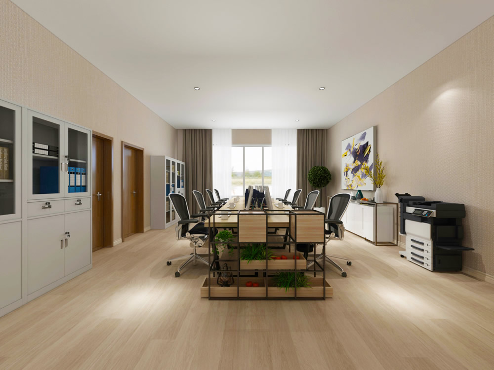 纳图电力2200m²简约风办公楼装修设计项目(图4)