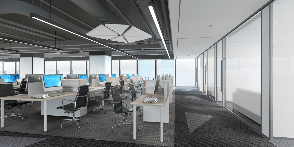 合肥西普工业园警用装备1000平方办公室装修(图2)