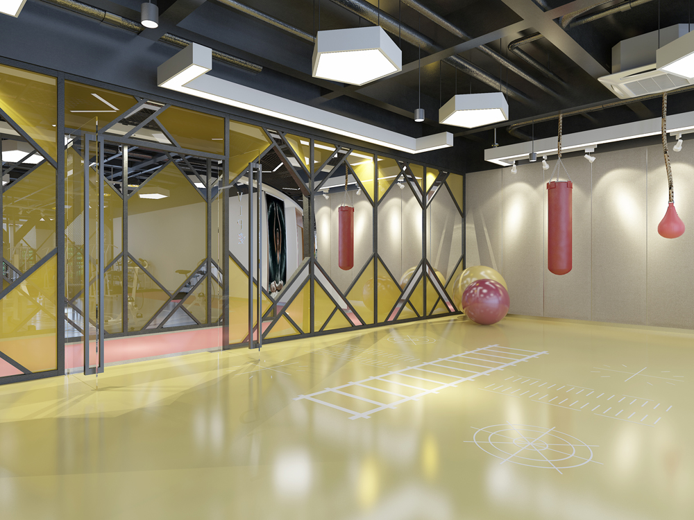 合肥蜀山区1800平方启动健健身馆装修设计(图3) 合肥蜀山区1800平方启动健健身馆装修设计(图3)