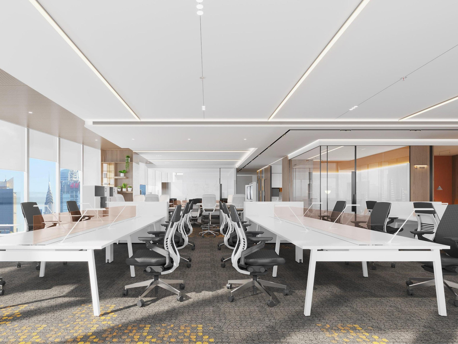 办公室设计-如何设计一个好的开敞办公室空间(图2)