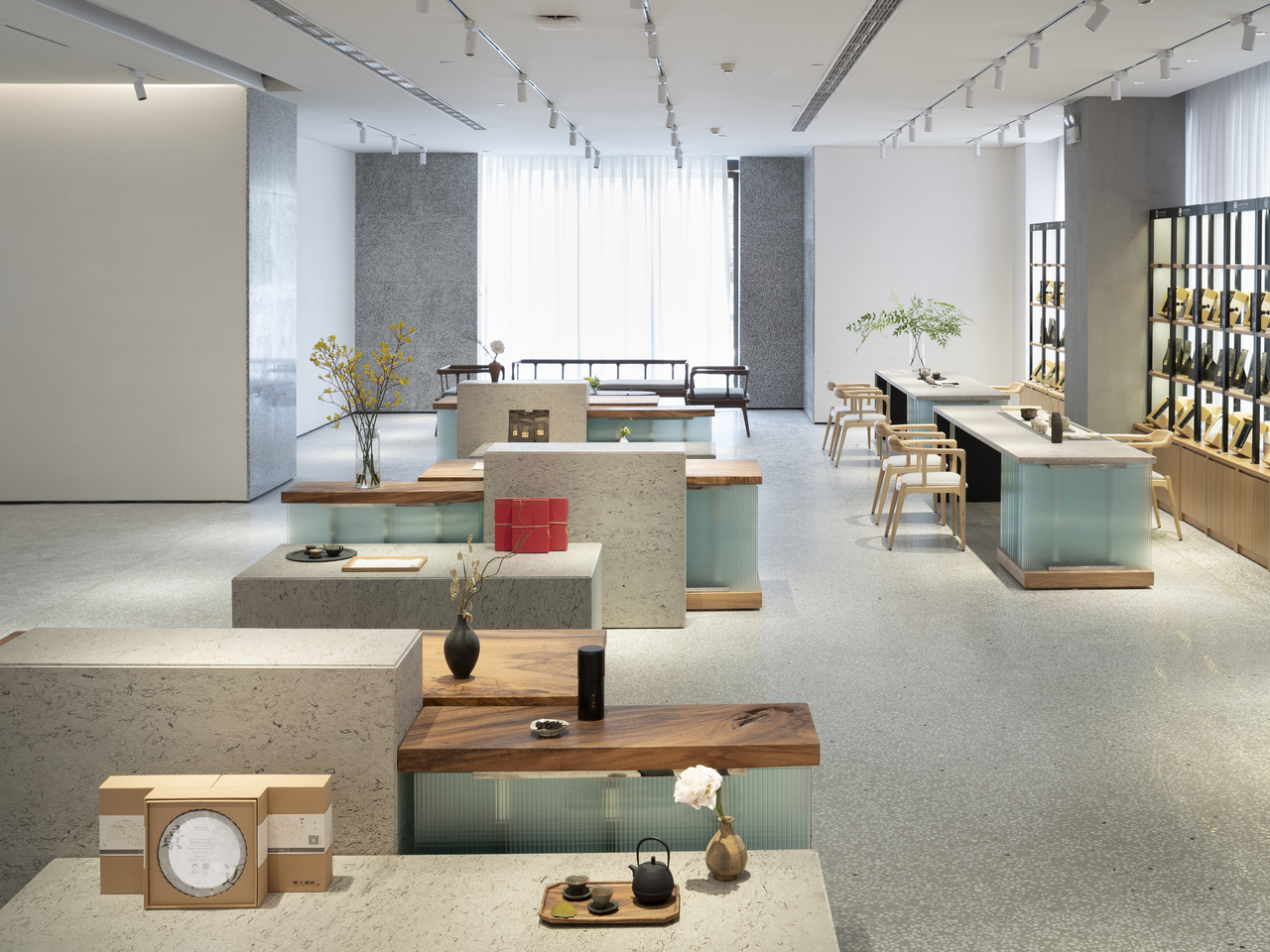 230平方茶叶店装修设计项目(图2)