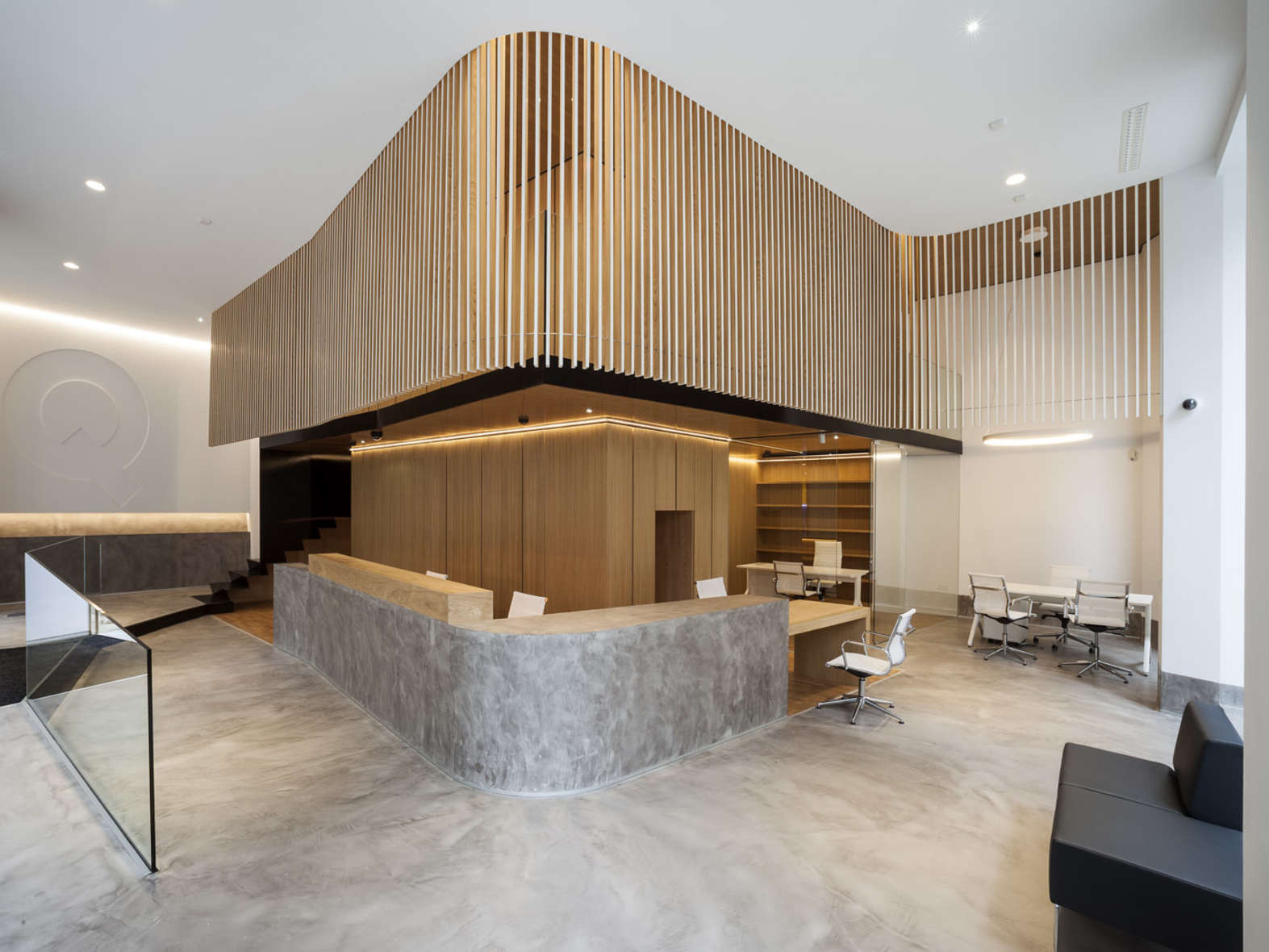 1200平方挑高复式办公室装修设计项目(图4)