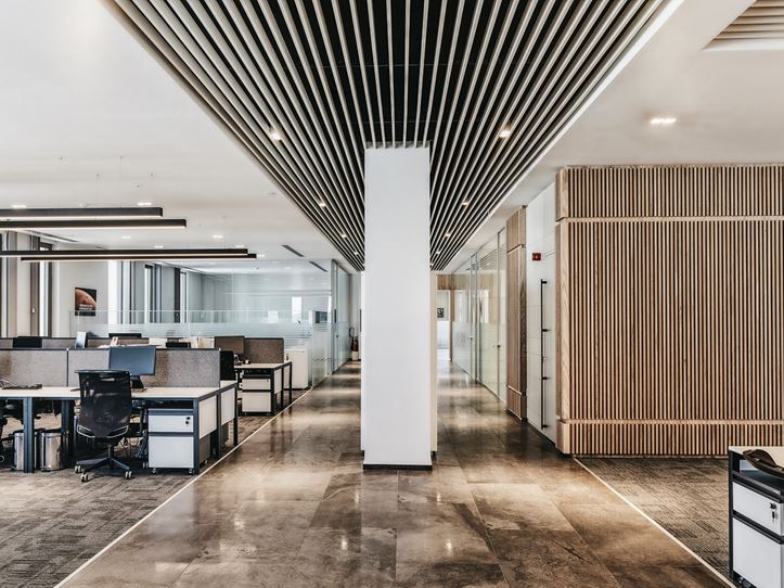 芜湖2300平方现代简约风办公楼装修项目(图2)