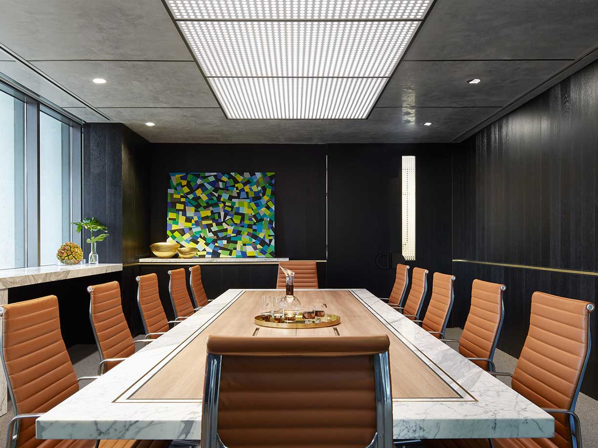 合肥1800平方轻奢办公室装修设计项目(图3)