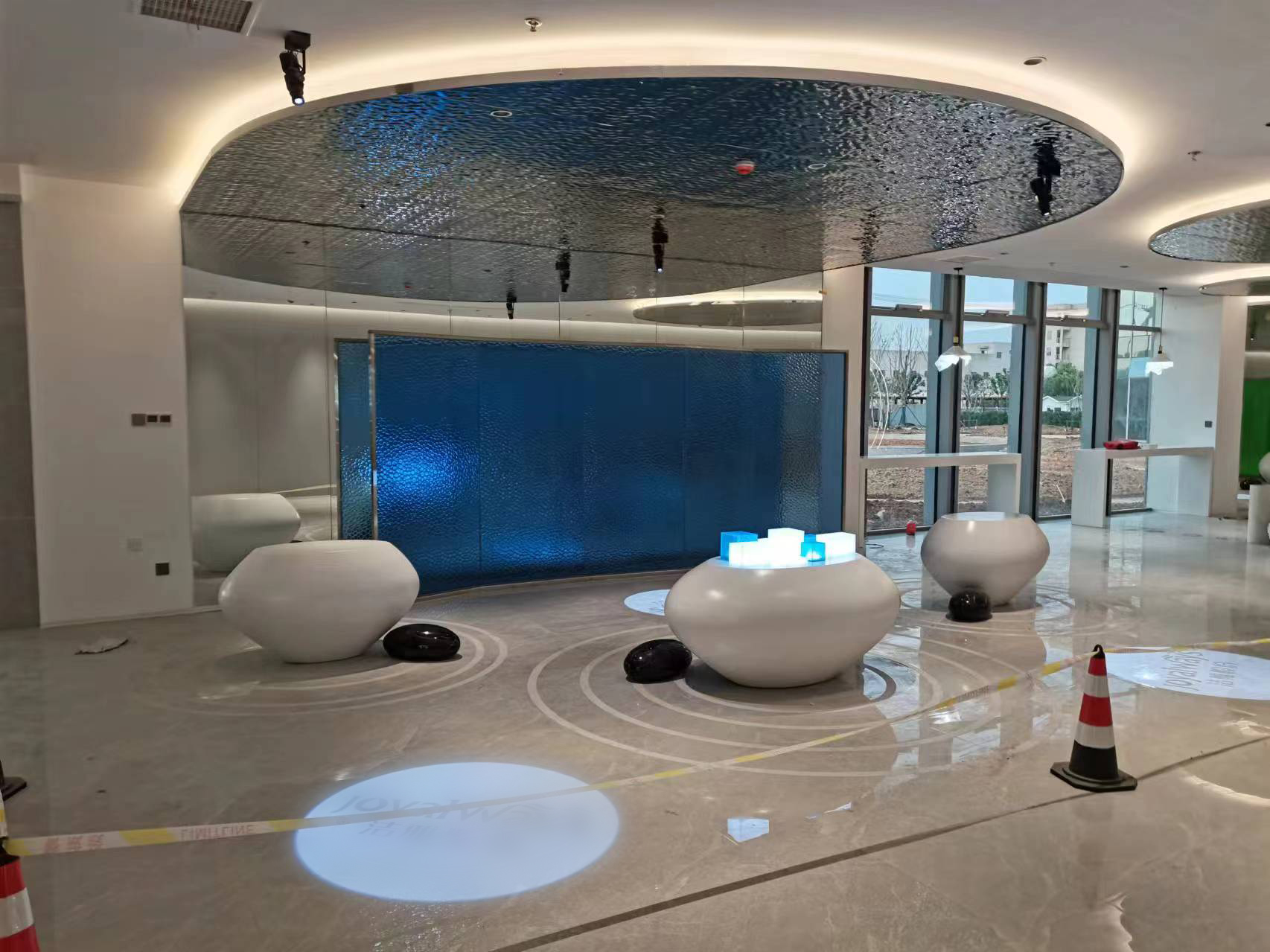 铜陵洁雅展厅文化长廊区域装修设计案例(图1)