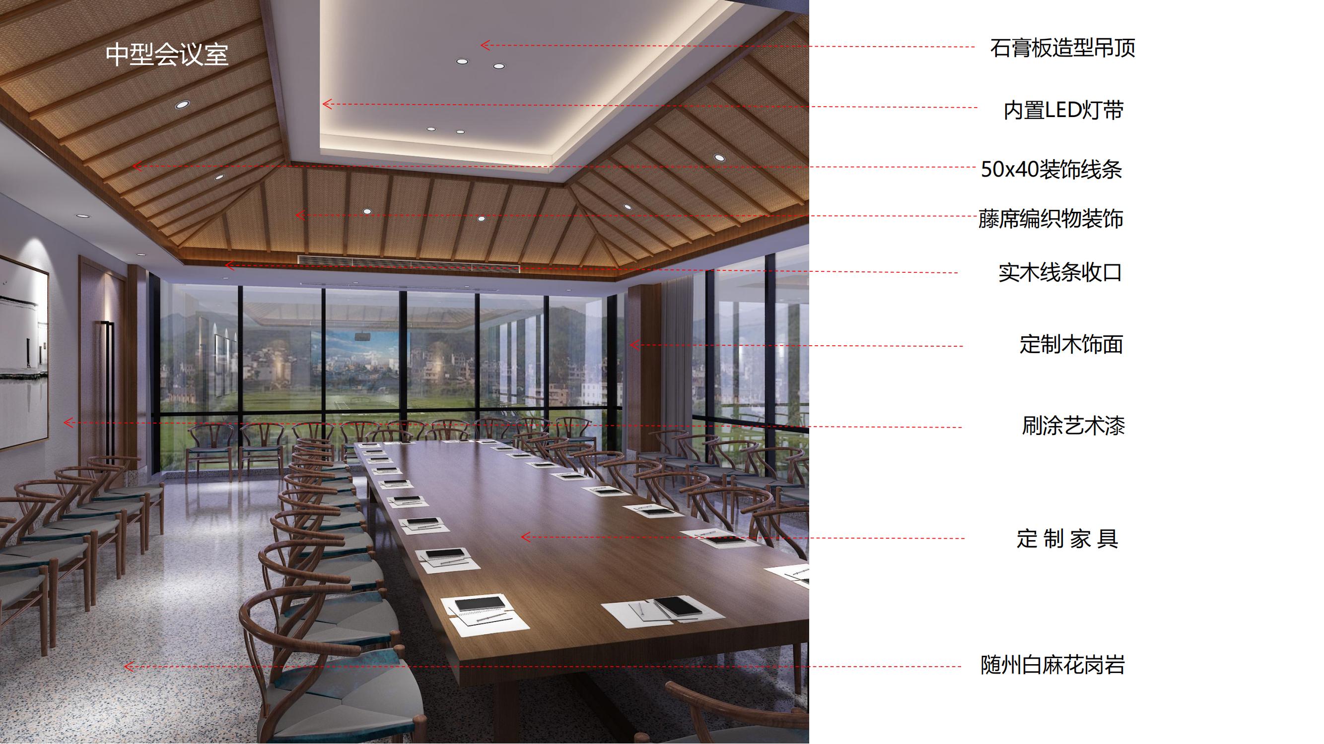 巢湖厵村1980平方特色民宿服务中心办公楼装修设计(图9)