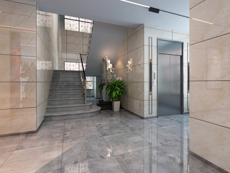 华新智能设备5000平方办公楼改造装修工程(图4) 合肥办公楼装修设计公司案例|华新智能停车5000㎡现代简约风格改造(图4)