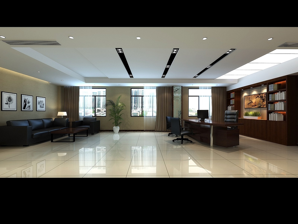 雷沃机械总部3000平方办公楼装修设计项目(图8)