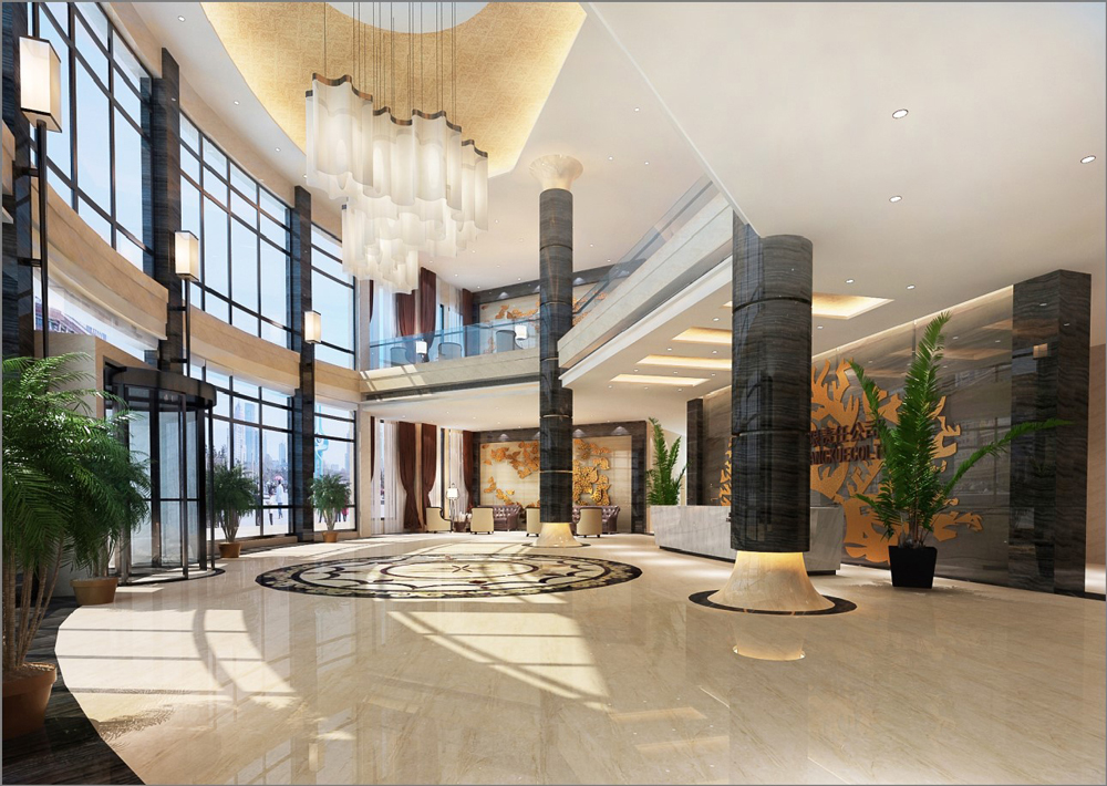 中天科技6500平分部办公楼装修设计(图1)